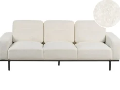Sofa kanapa trzyosobowa boucle biała