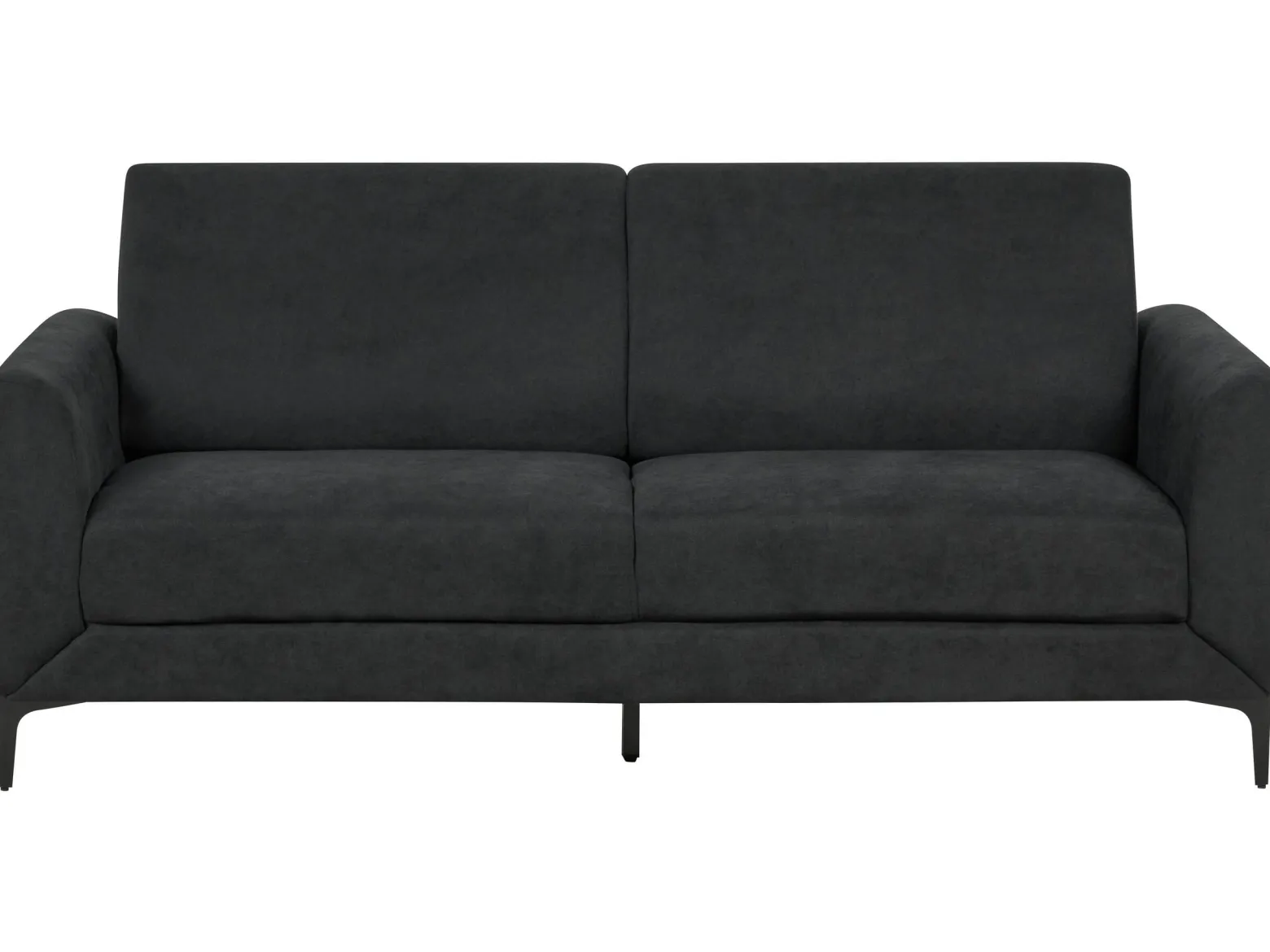 Sofa kanapa trzyosobowa tapicerowana czarna