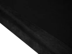 Sofa kanapa trzyosobowa welur czarna