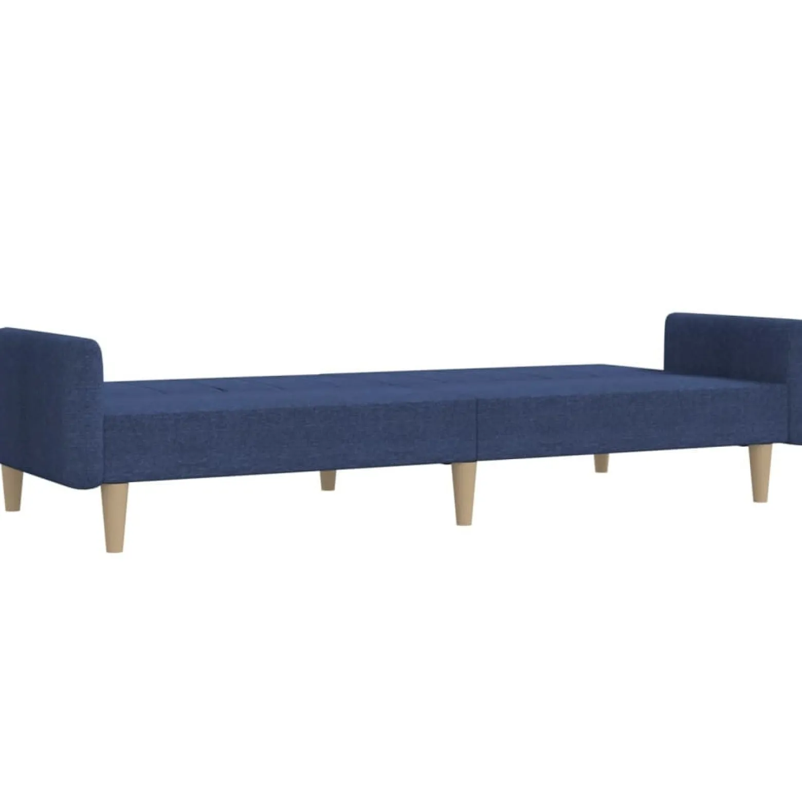 Sofa rozkładana Niebieski Tkanina vidaXL