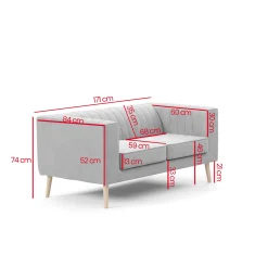 Sofa Angelika 2 Velutto 14