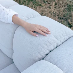 Sofa Baloo, 4-osobowa, do salonu, tkanina Moly, antracyt