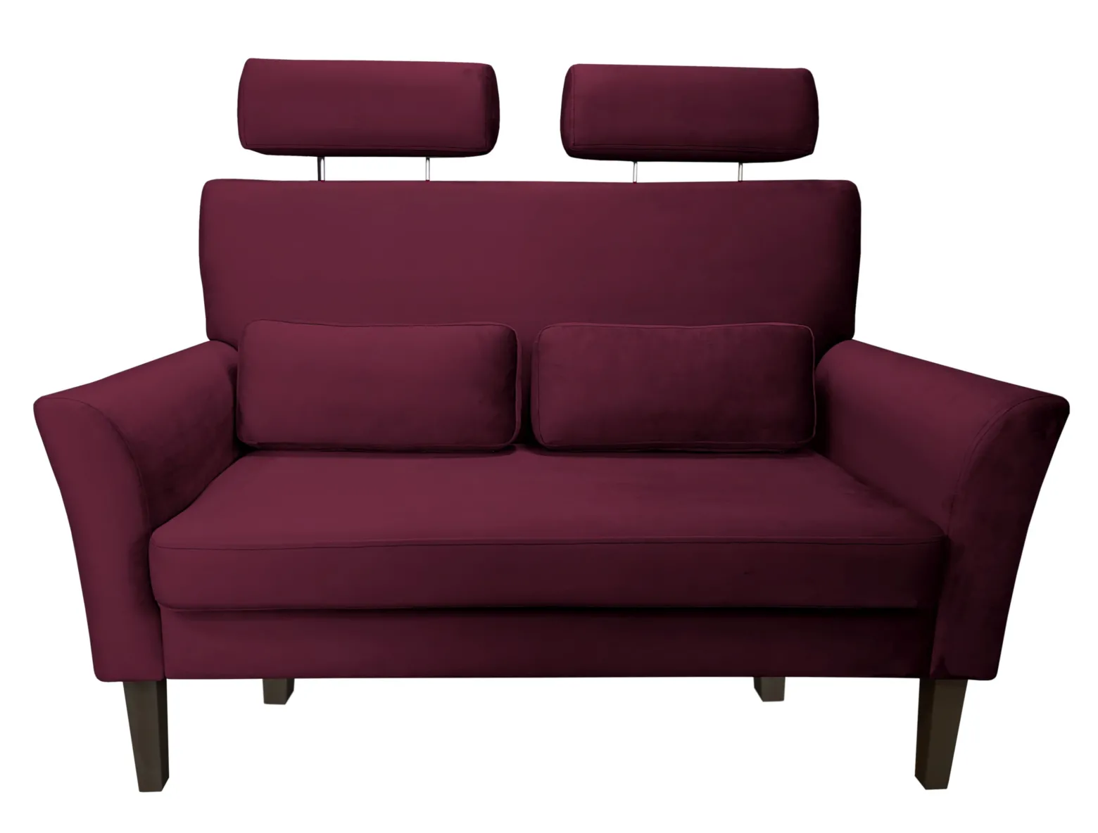 Sofa DENVER tkanina Welur noga drewniana