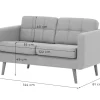 Sofa dwuosobowa Brest-Malmo 28