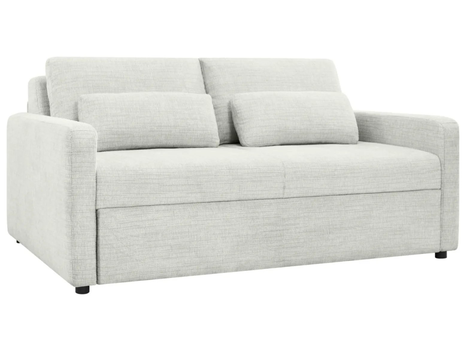 Sofa dwuosobowa Luna rozkładana z pojemnikiem beżowa