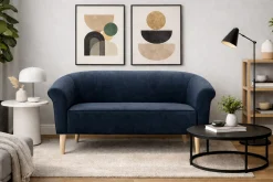 Sofa ESPERO styl skandynawski welur monolith 77