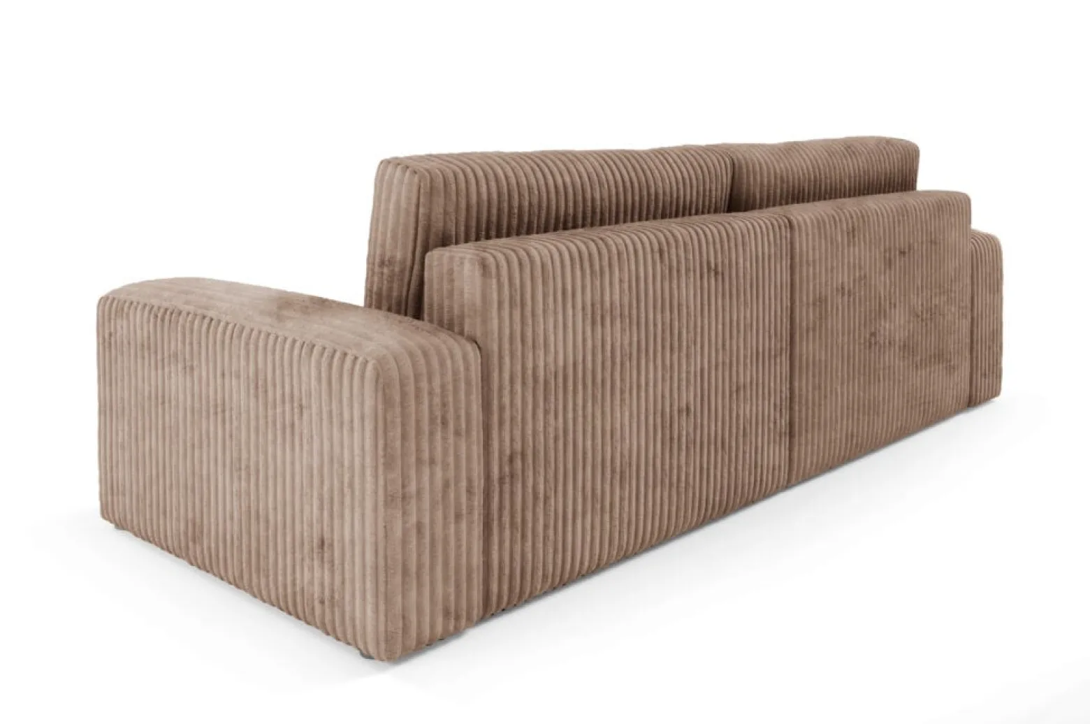 Sofa FANO z bokami funkcja spania sztruks Kolor: TILIA 17