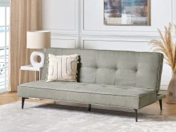 Sofa kanapa rozkładana jasnozielona