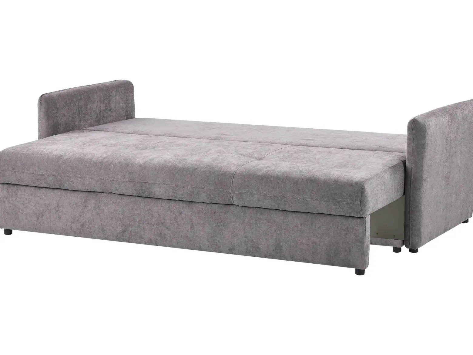 Sofa kanapa rozkładana 3-osobowa brązowa