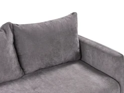 Sofa kanapa rozkładana 3-osobowa brązowa