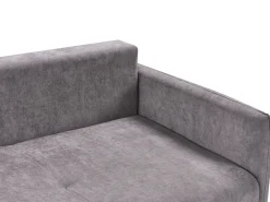 Sofa kanapa rozkładana 3-osobowa brązowa