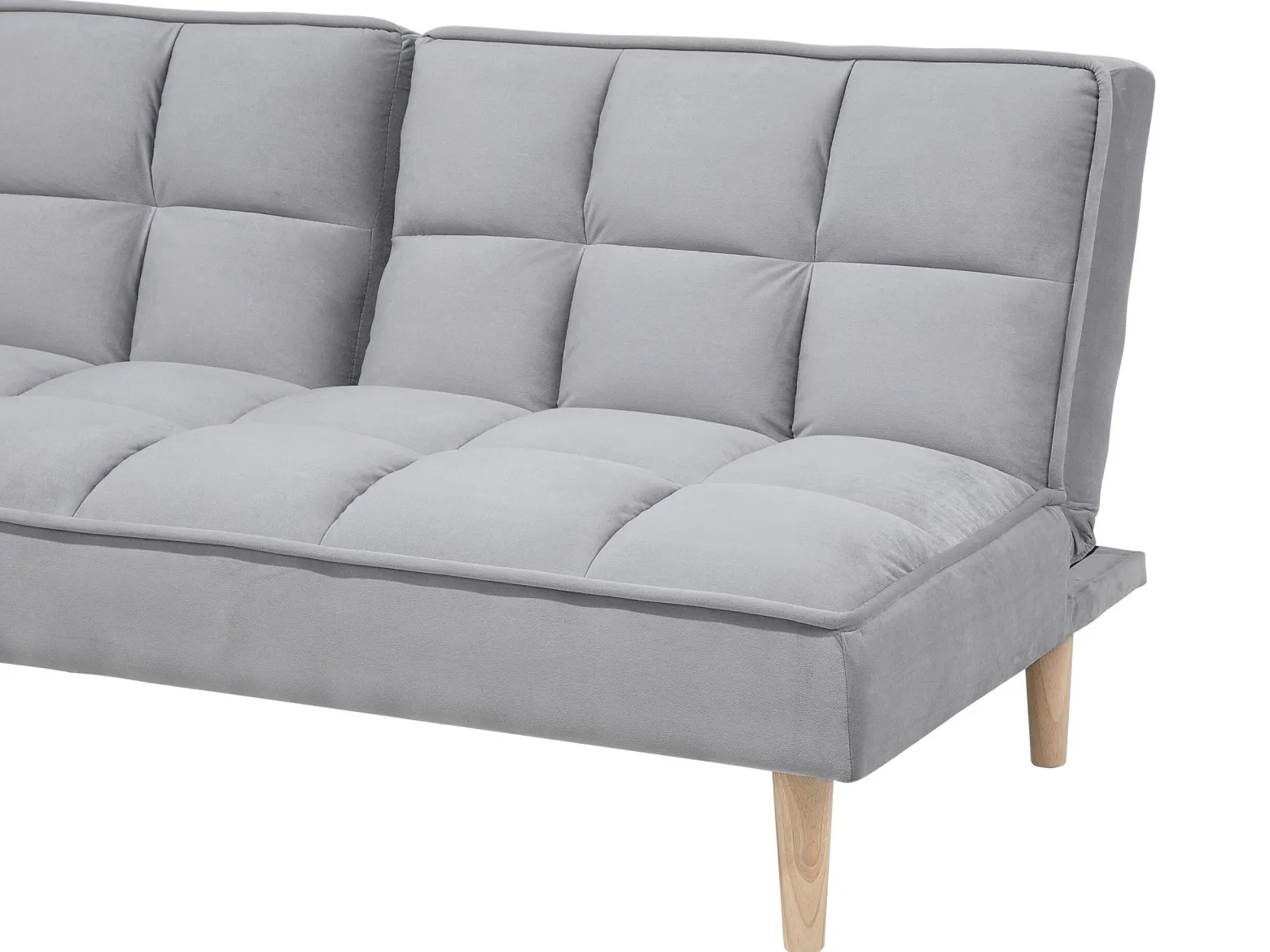 Sofa kanapa rozkładana 3-osobowa jasnoszara