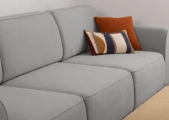 Sofa Kanapa Rozkładana z Funkcją Spania Pięcioosobowa KOMA Granatowa