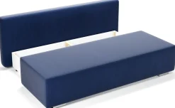 Sofa Kanapa Rozkładana z Funkcją Spania i Pojemnikiem Italia Zielona