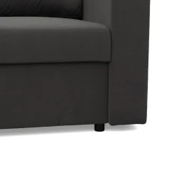SOFA KANAPA rozkładana z funkcją spania do salonu szara