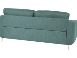 Sofa kanapa trzyosobowa tapicerowana zielona