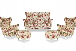 Sofa kanapa uszak Ari Print skandynawskaFamily Meble róże