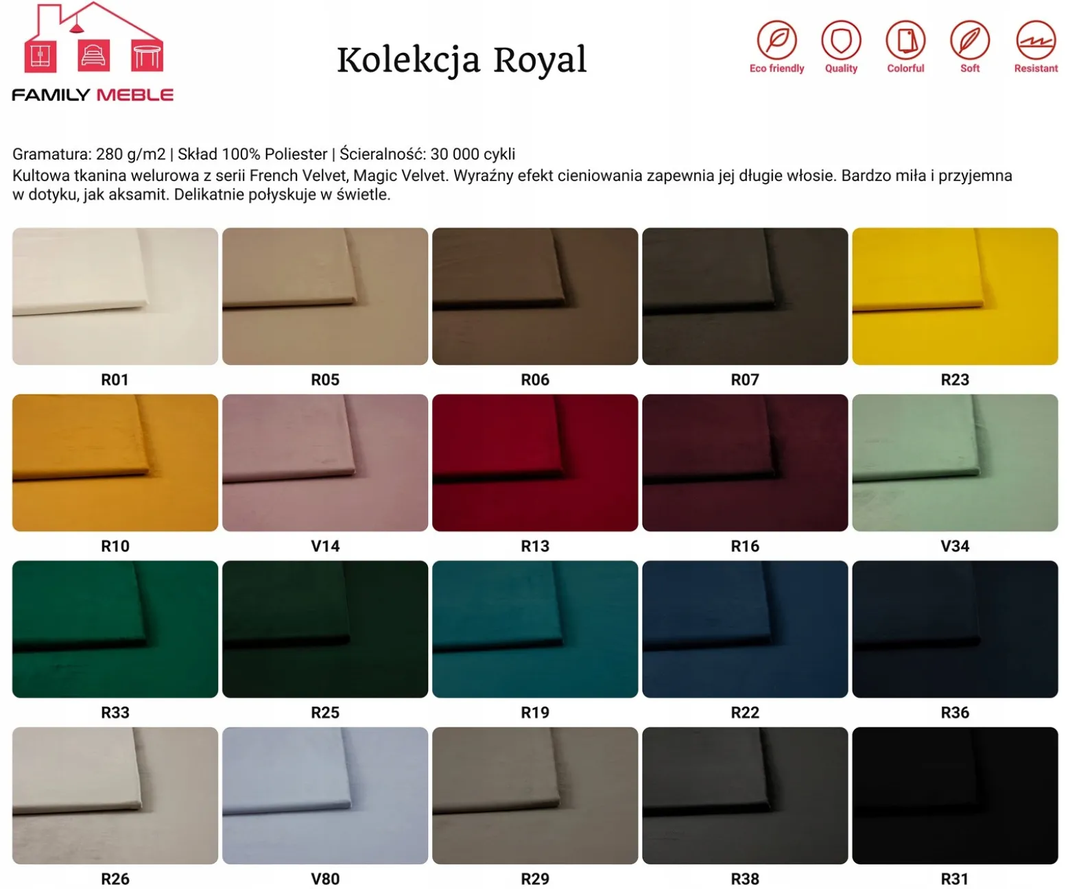 Sofa kanapa uszak Ari skandynawska Family Meble ciemno szara