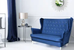Sofa kanapa uszak Ari skandynawska Family Meble ciemno szara