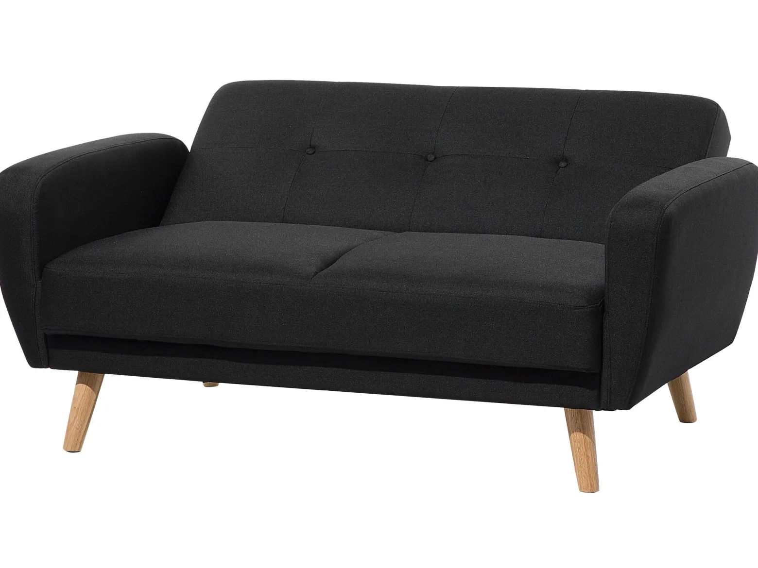 Sofa kanapa z funkcją spania czarna