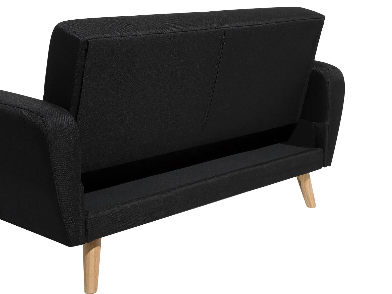 Sofa kanapa z funkcją spania czarna