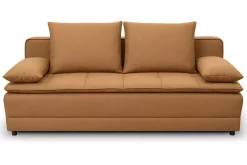 Sofa Mikkeli z funkcją spania cappucino Neve schowek