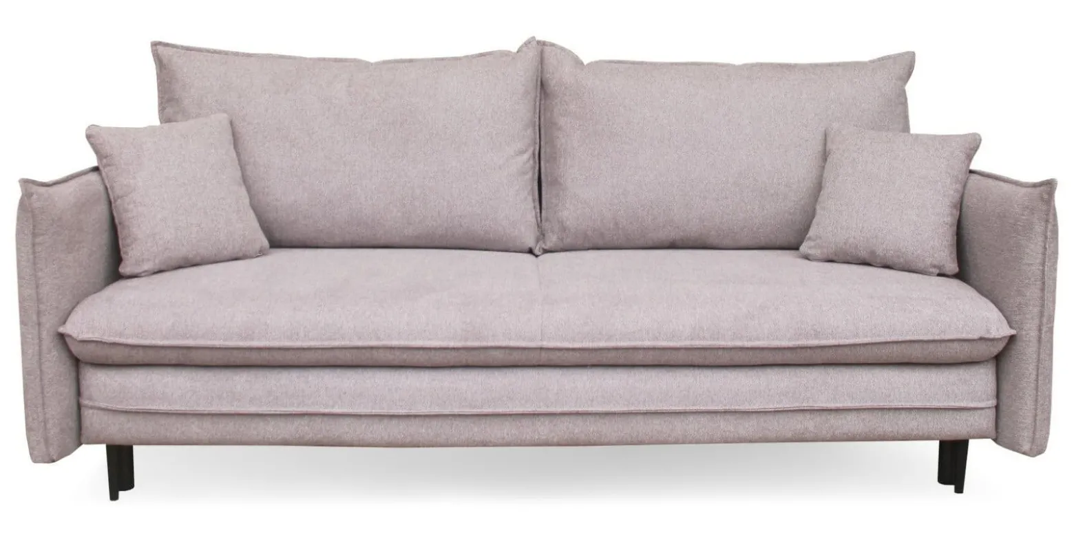 Sofa milagro z funkcją spania 195x135cm szarobeżowa matana15