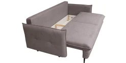 Sofa milagro z funkcją spania 195x135cm szarobeżowa matana15