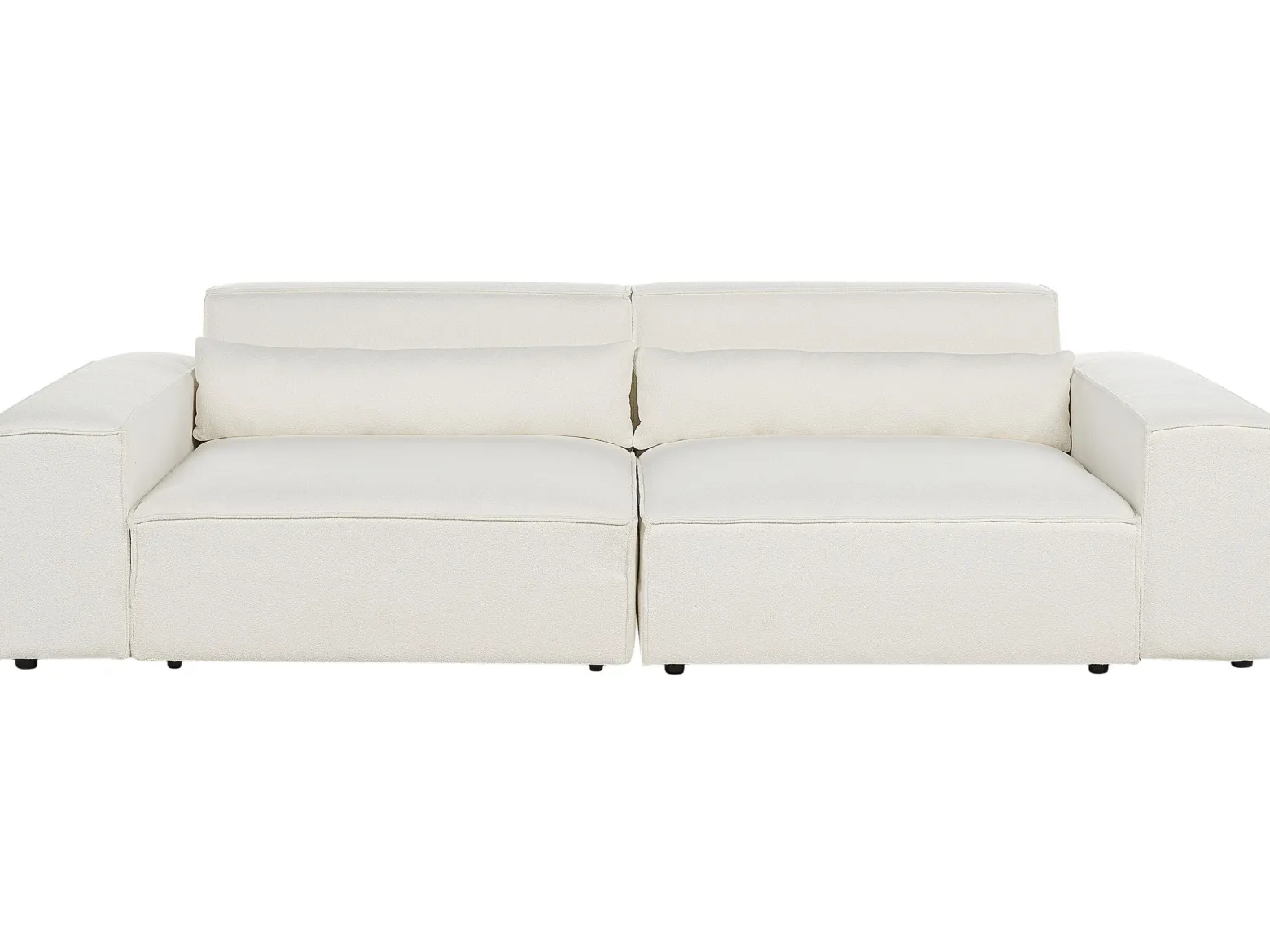 Sofa modułowa HELLNAR Boucle Złamana biel dla 2 osób