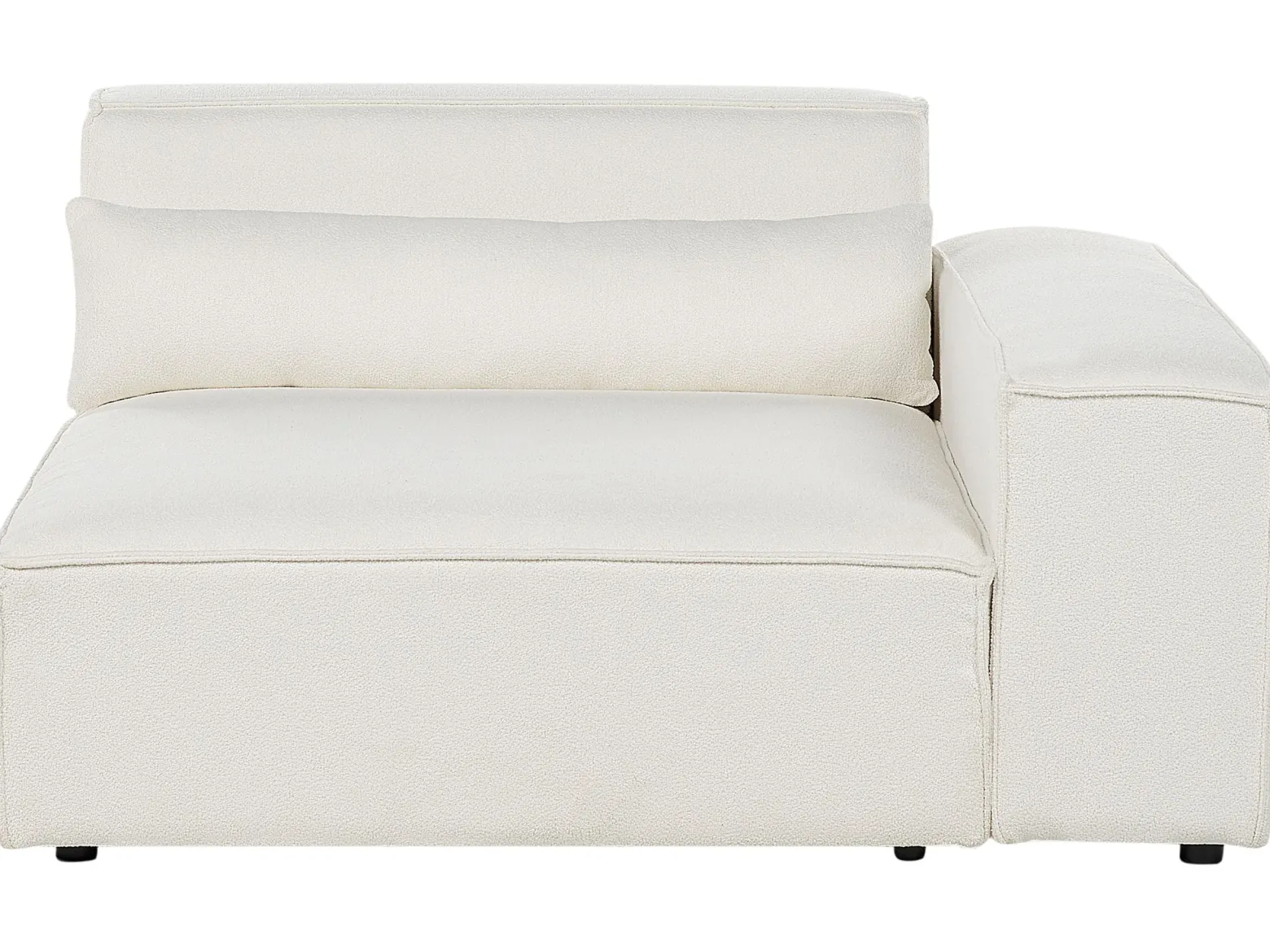 Sofa modułowa HELLNAR Boucle Złamana biel dla 2 osób