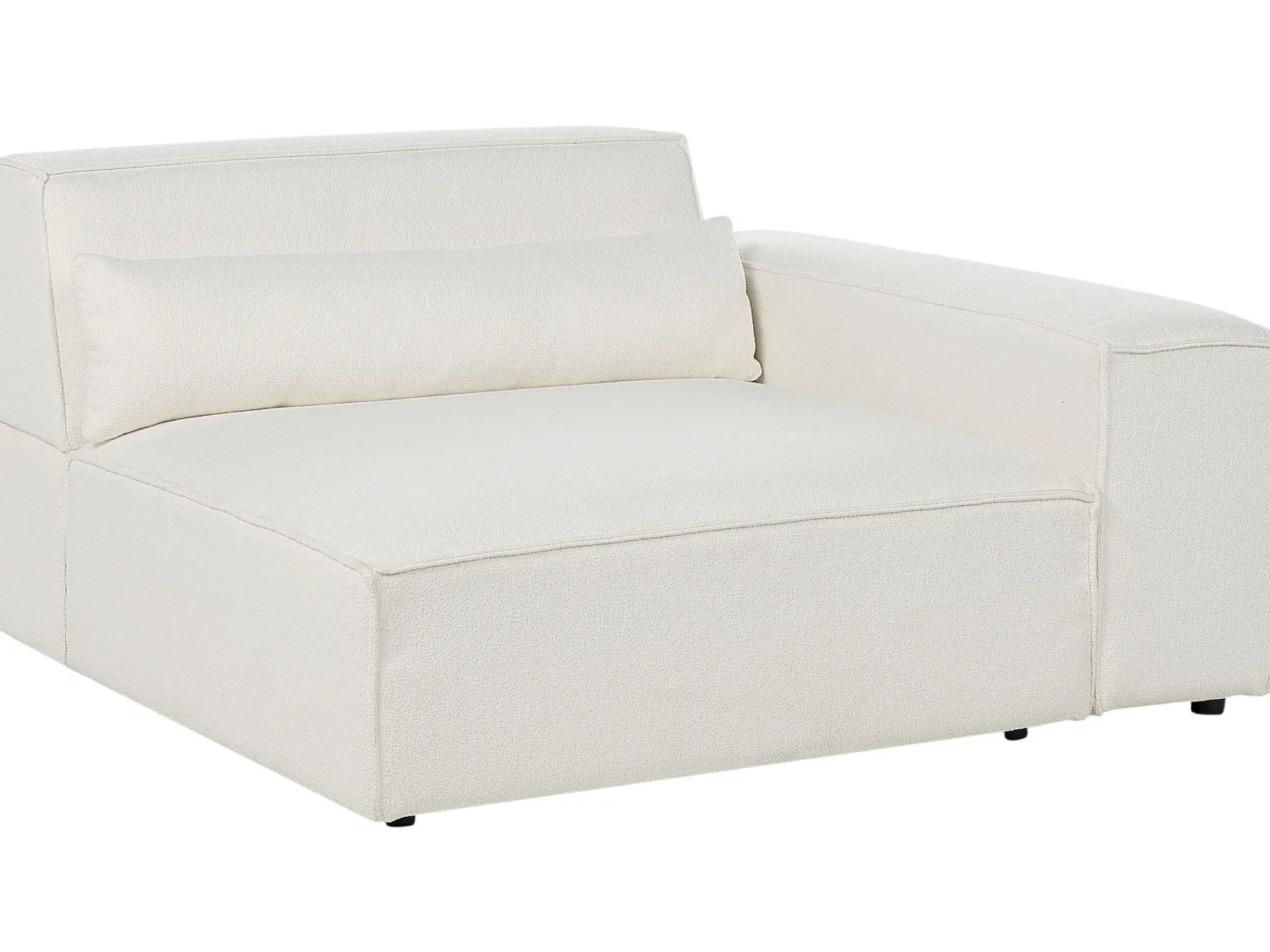 Sofa modułowa HELLNAR Boucle Złamana biel dla 2 osób