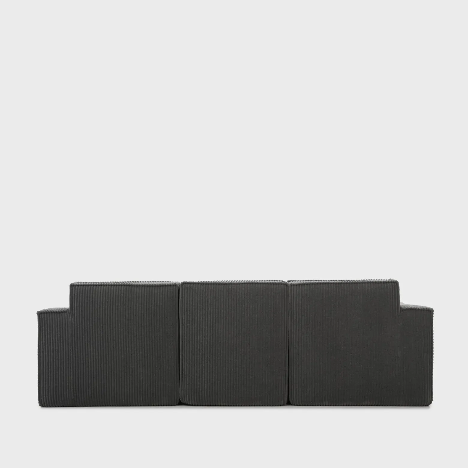 Sofa modułowa LYKKE 3-osobowa piankowa sztruksowa 263x88x73 cm HOMLA