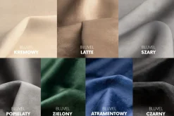 Sofa modułowa trzyosobowa, tkanina welurowa Bluvel, Zielony, Bolla