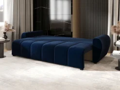 Sofa MOLISA z funkcją spania itaka 11 Ciemnoniebieska