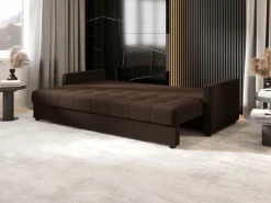 Sofa MOS BIS z funkcją spania cosmic 800 Ciemnobrązowa