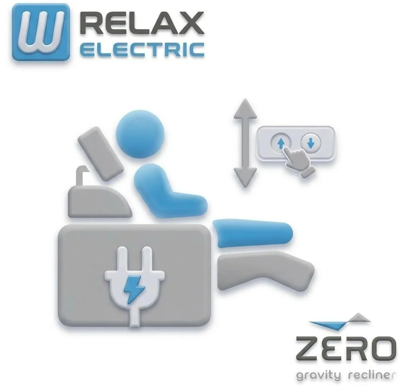 Sofa narożna 4 osobowa lewa MORELLO, kremowa, 1 x Relax Zero Gravity