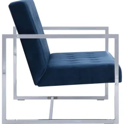 Sofa Niebieski Tkanina vidaXL