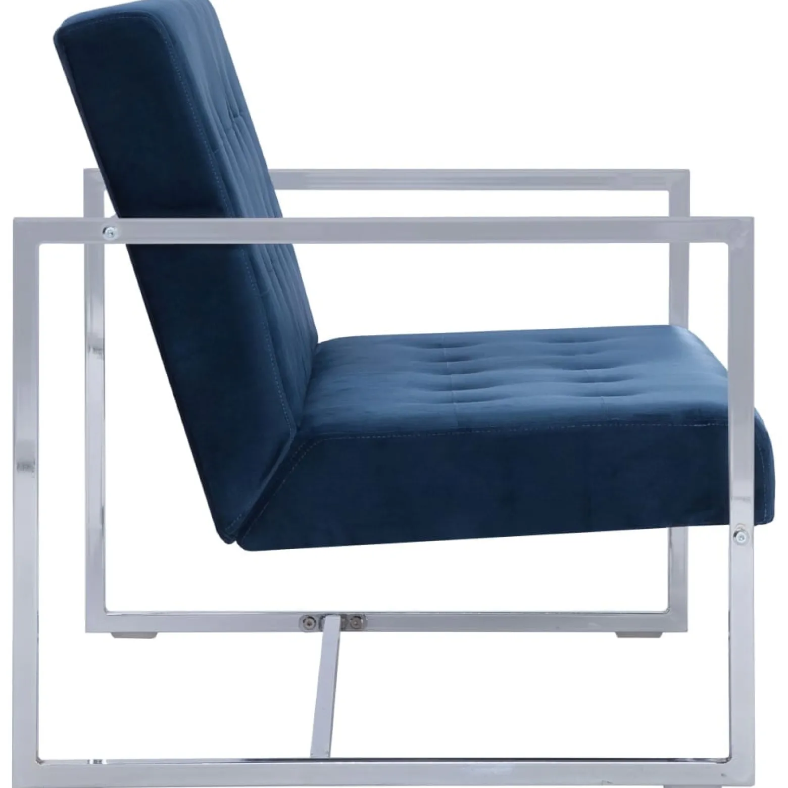 Sofa Niebieski Tkanina vidaXL
