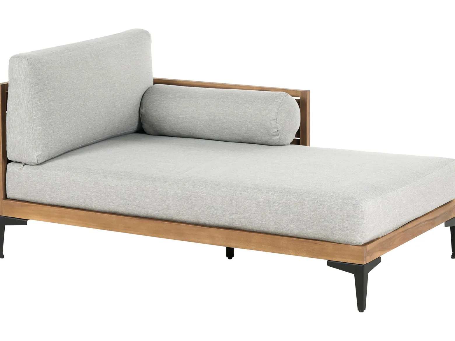 Sofa ogrodowa narożna 4-osobowa z poduchami