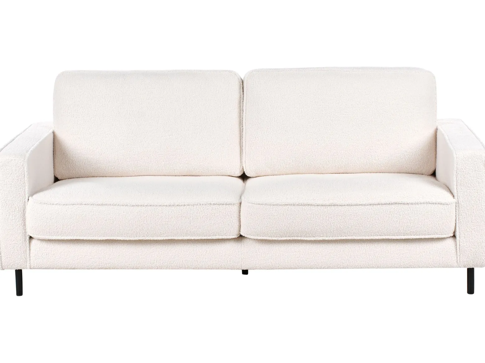 Sofa 3-osobowa biała boucle