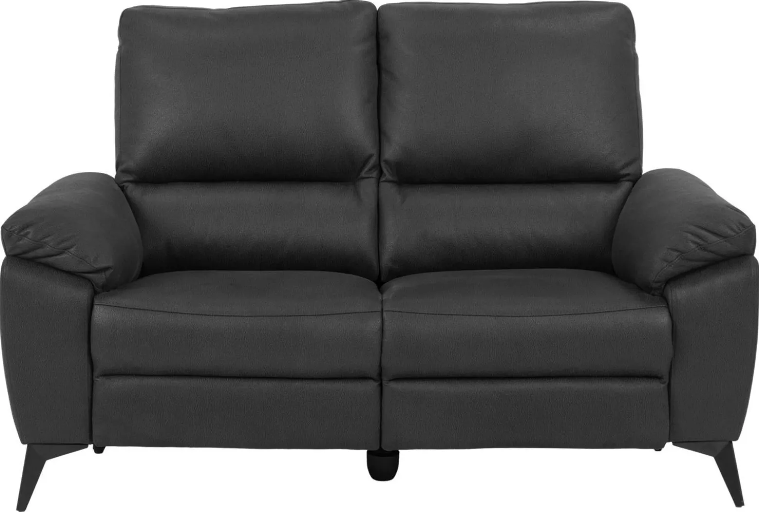 Sofa 2-osobowa Rana szara regulowane oparcie oraz podnóżek
