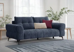 Sofa 3 osobowa SALVINI, granatowa