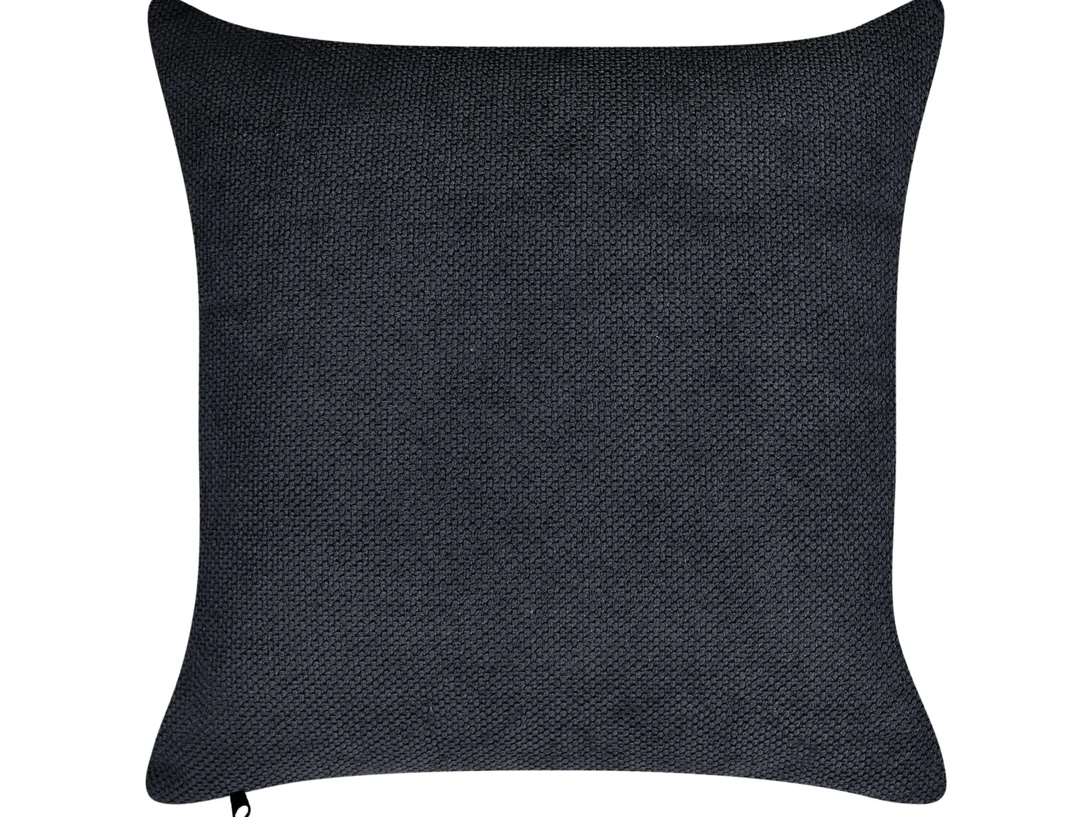 Sofa 3 osobowa z poduszkami czarna