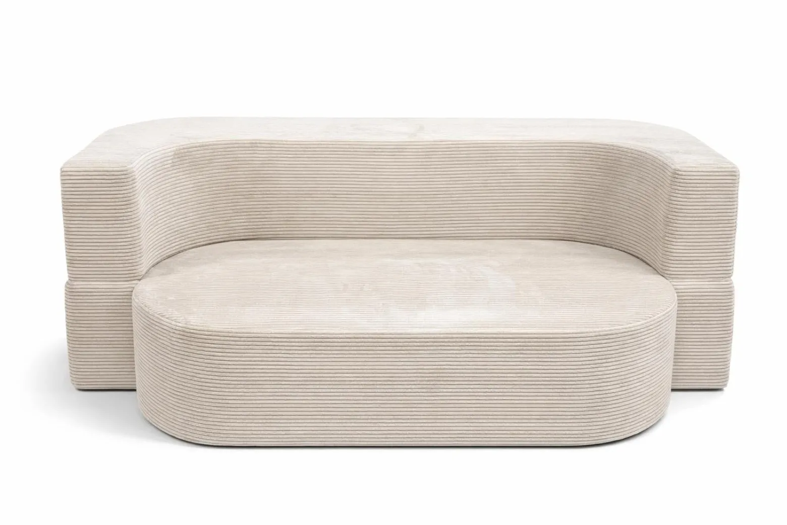Sofa piankowa Ova z funkcją spania granatowy sztruks