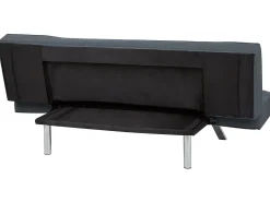 Sofa rozkładana funkcja spania szary