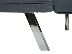 Sofa rozkładana funkcja spania szary