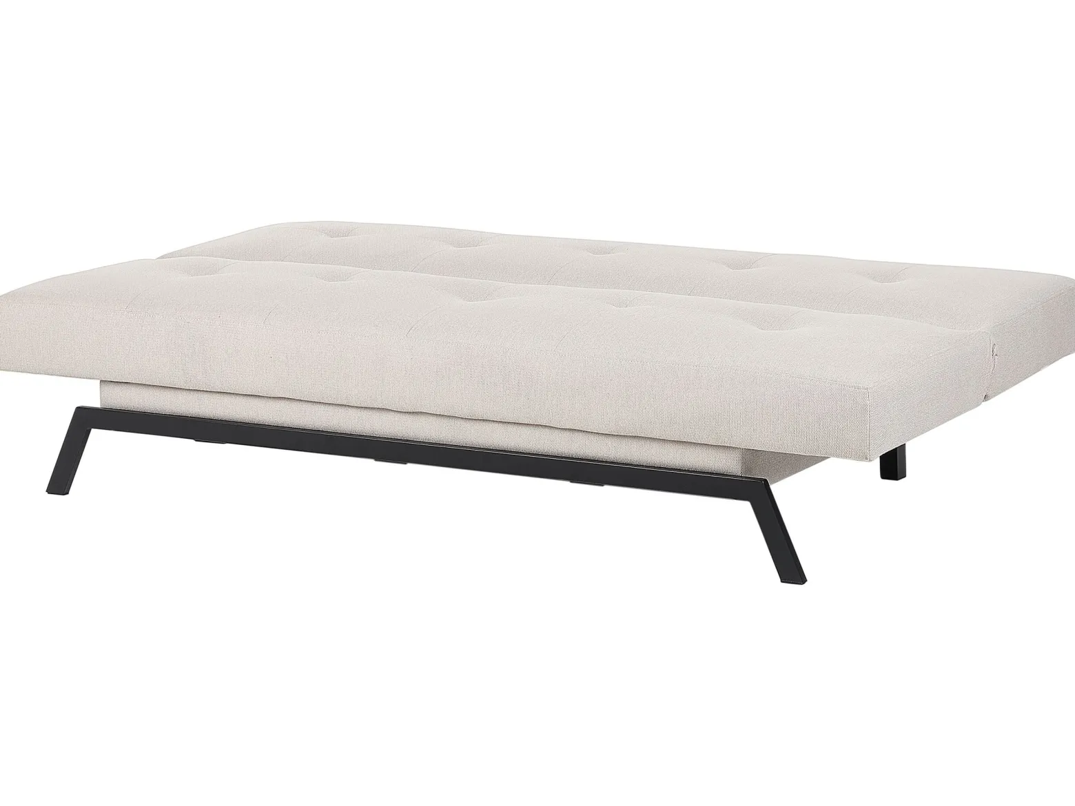 Sofa rozkładana funkcja spania biała