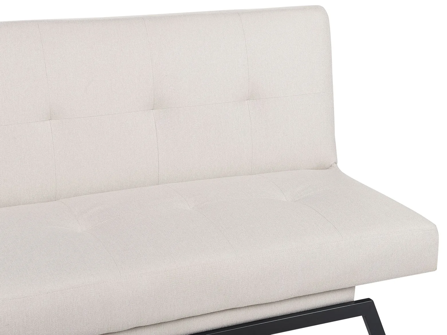Sofa rozkładana funkcja spania biała