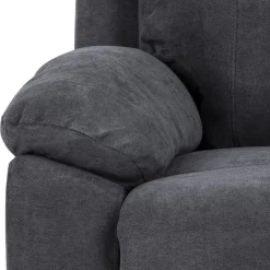 Sofa rozkładana Mora 2-osobowa szara automatyczna