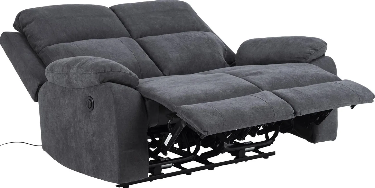Sofa rozkładana Mora 2-osobowa szara automatyczna